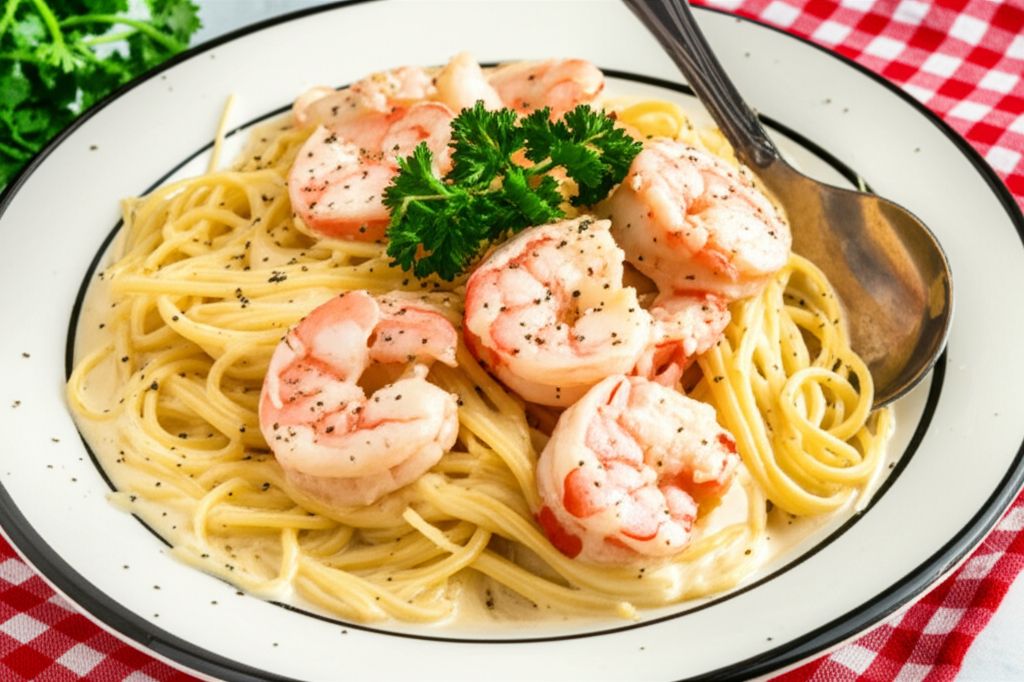 Austin's Shrimp Alfredo