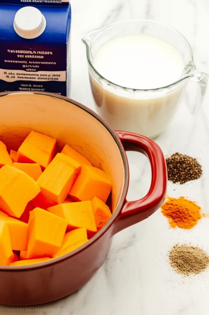 Butternut Shrimp Soup with Sherry