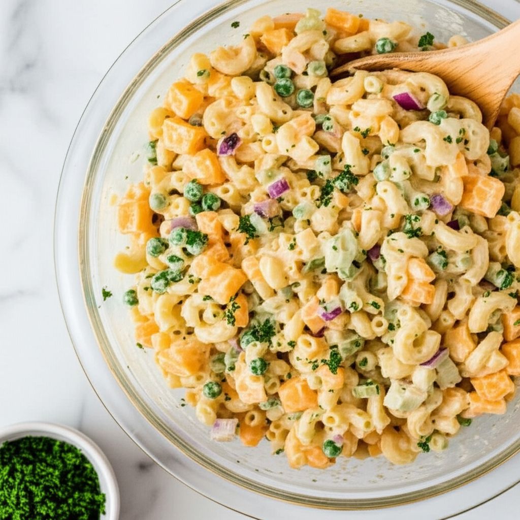Cheddar and Macaroni Salad
