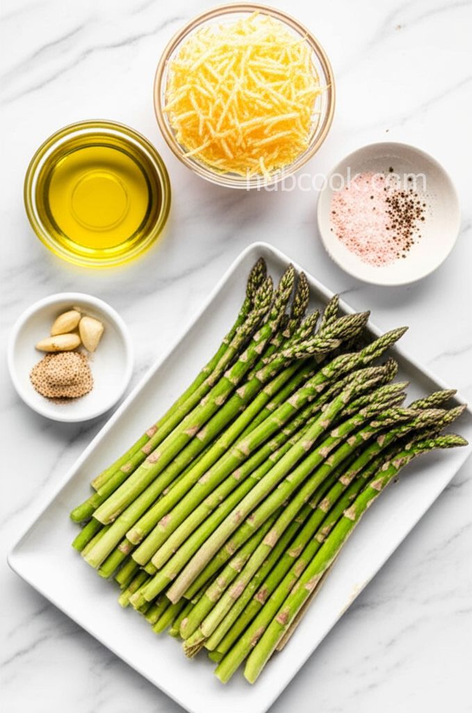Cheesy Baked Asparagus