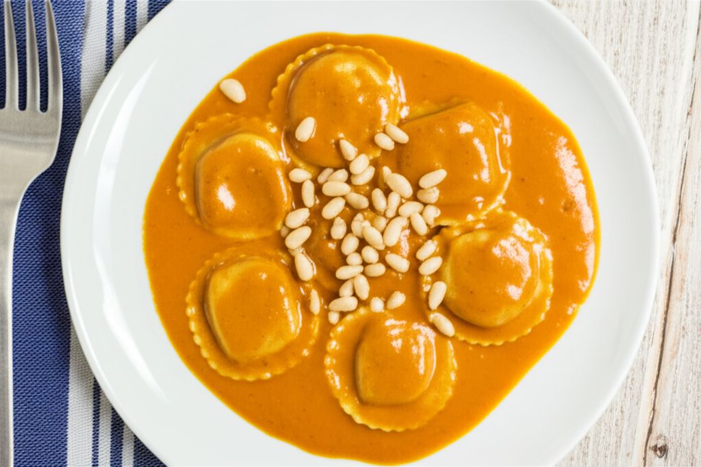 Cheesy Pumpkin Ravioli