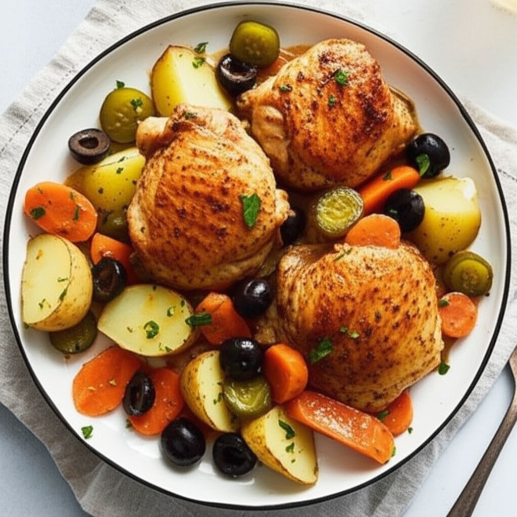Chicken, Pickles, and Potatoes