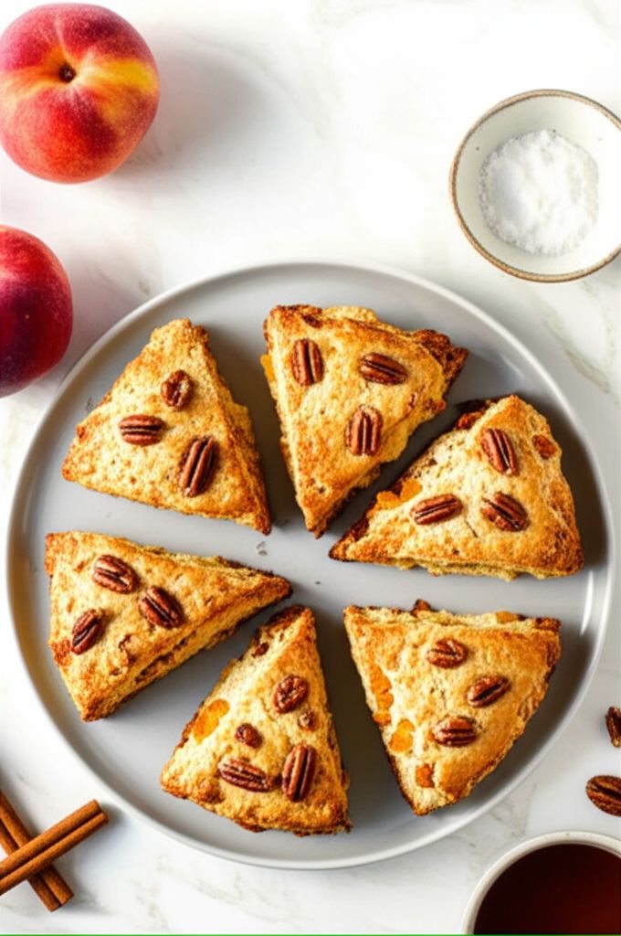 Christa's Peach Pecan Scones