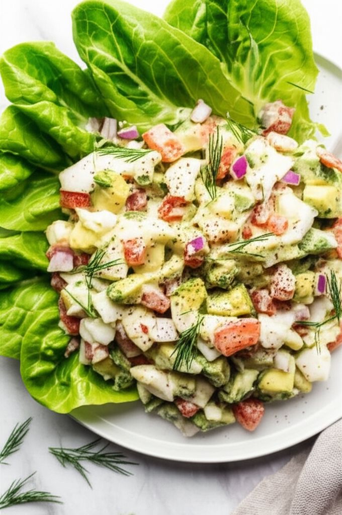 Creamy Avocado Egg Salad