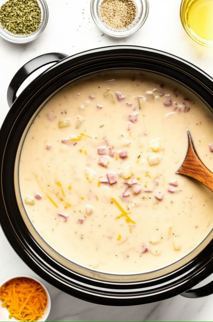 Creamy Slow Cooker Potato Soup