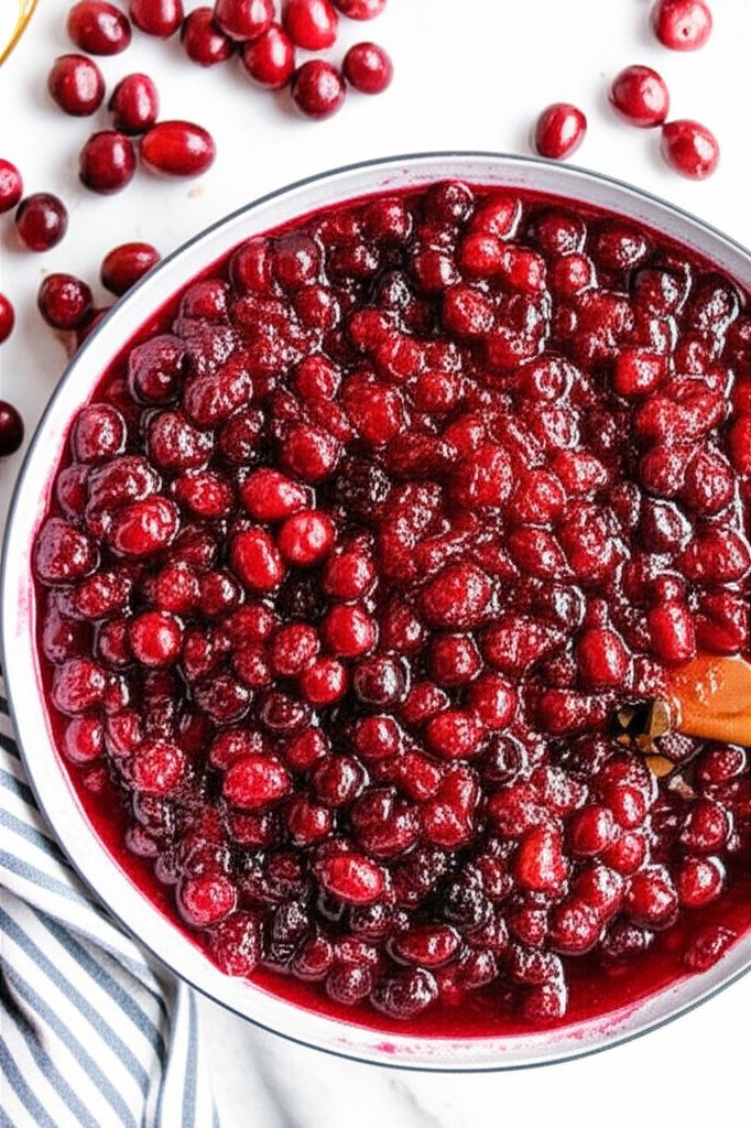 Ginger Pear Cranberry Sauce