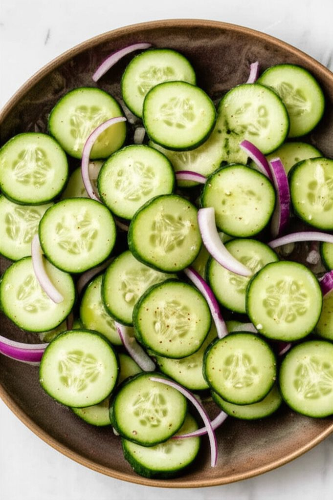 Grandma's Cucumber and Onion Salad