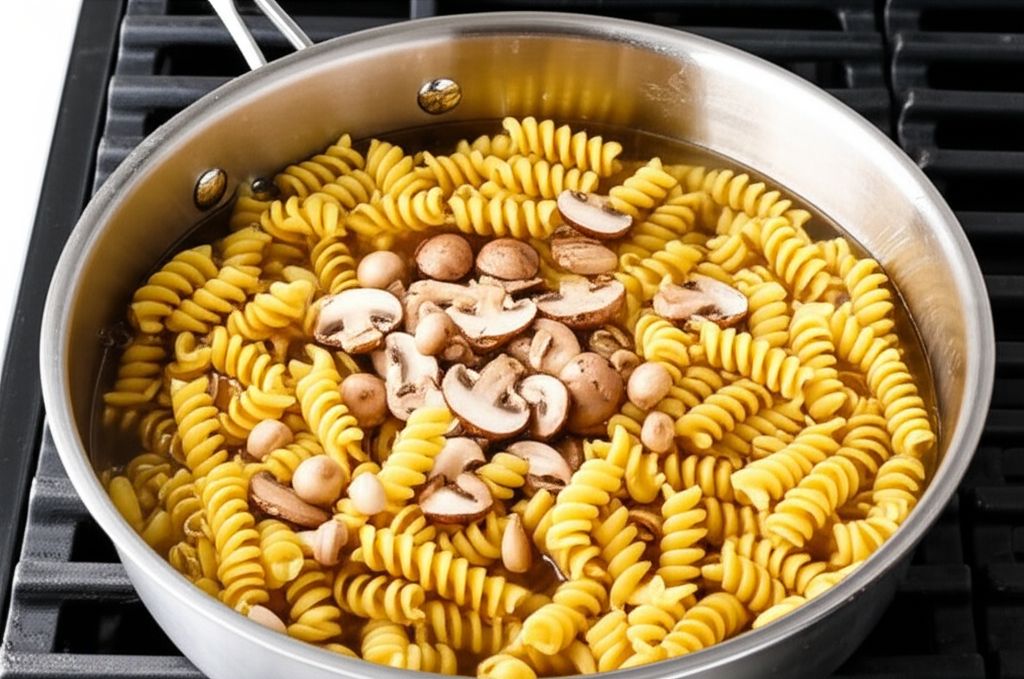 Greg's Special Rotini with Mushrooms