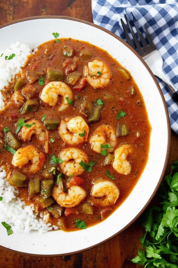 Husband's Grandmother's Shrimp Gumbo