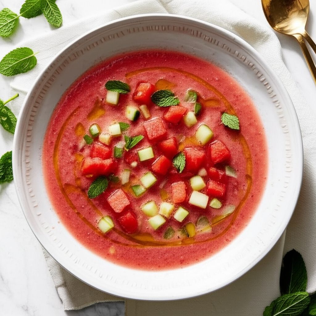 Julia's Watermelon Gazpacho