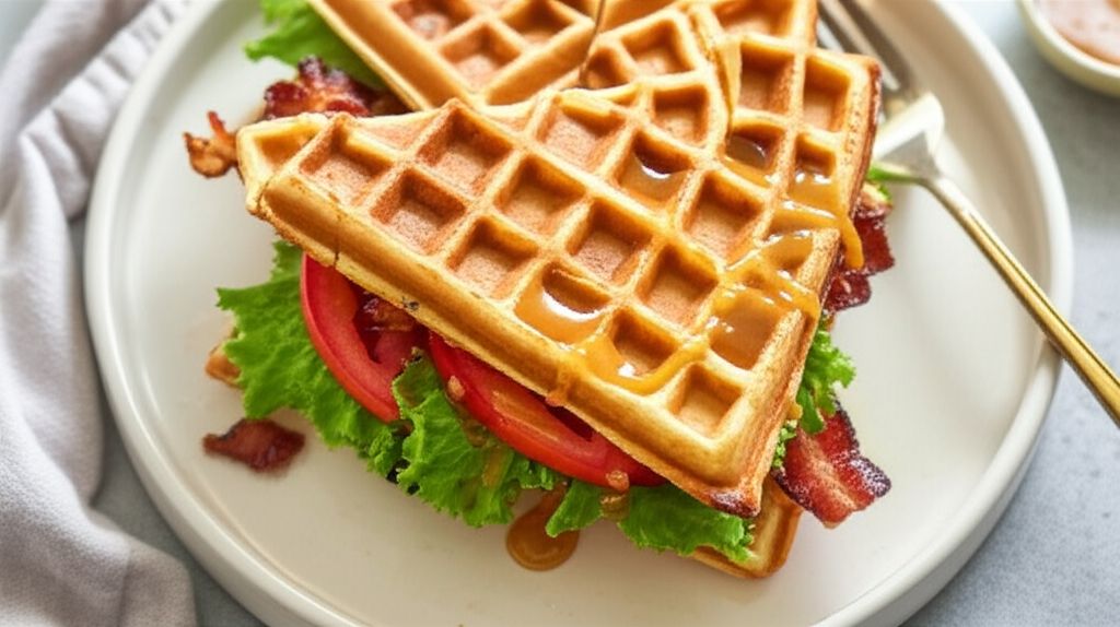 Make-Ahead BLT Waffle Sandwiches