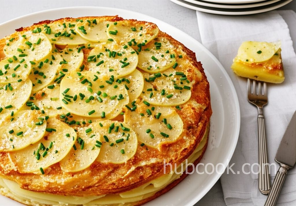 Million Layer Potato Cake
