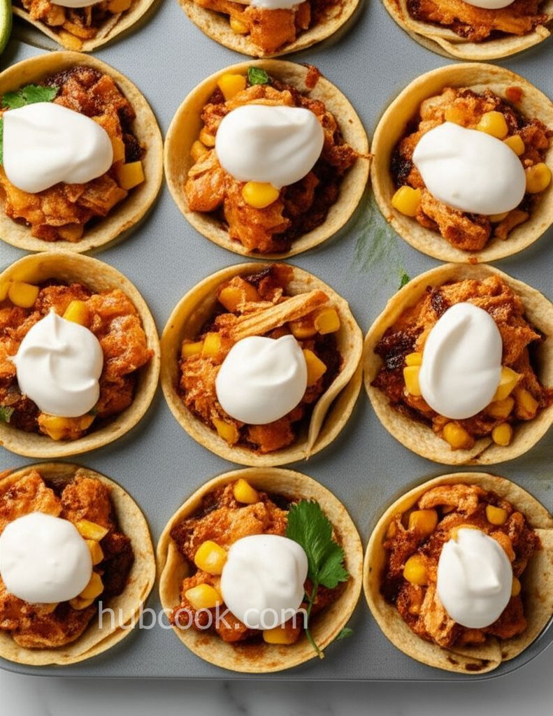 Mini Chicken and Corn Tacos