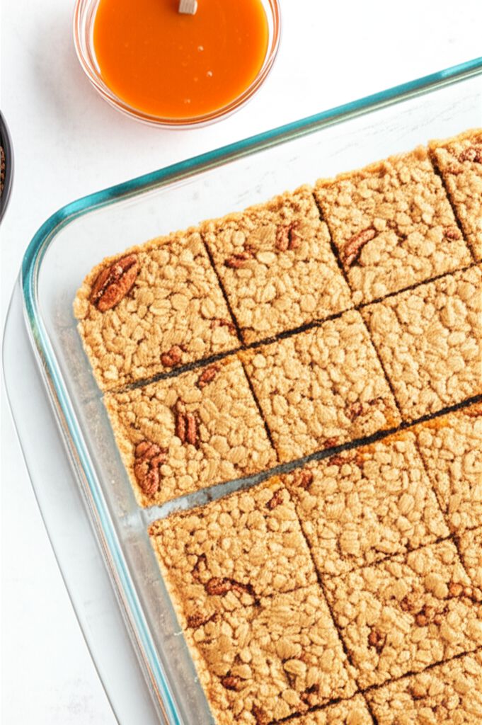 Nutty Oatmeal Apricot Squares