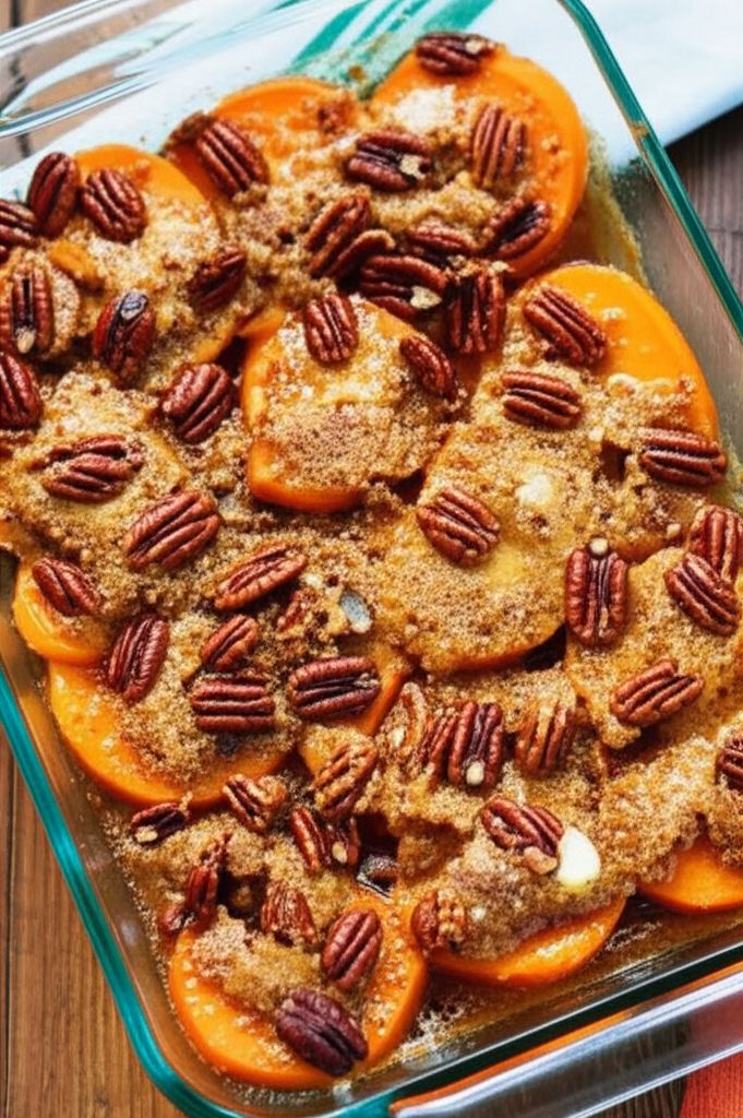 Peach Pecan Sweet Potatoes