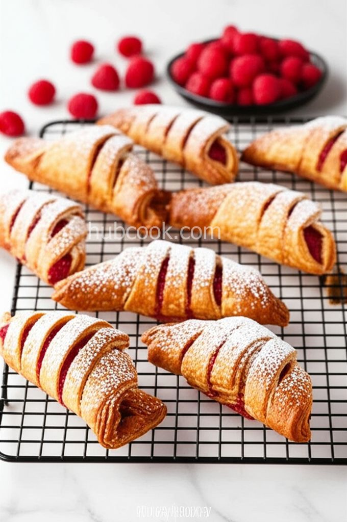 Raspberry Pain au Chocolat (Raspberry Chocolate Croissants)