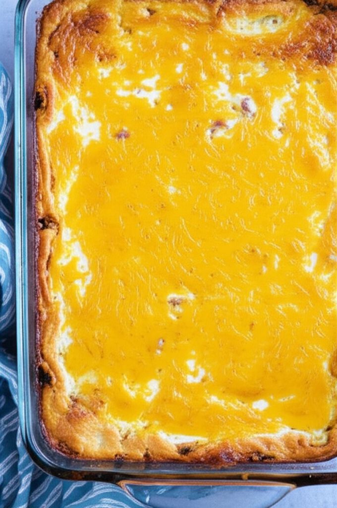 Sausage and Crescent Roll Breakfast Casserole