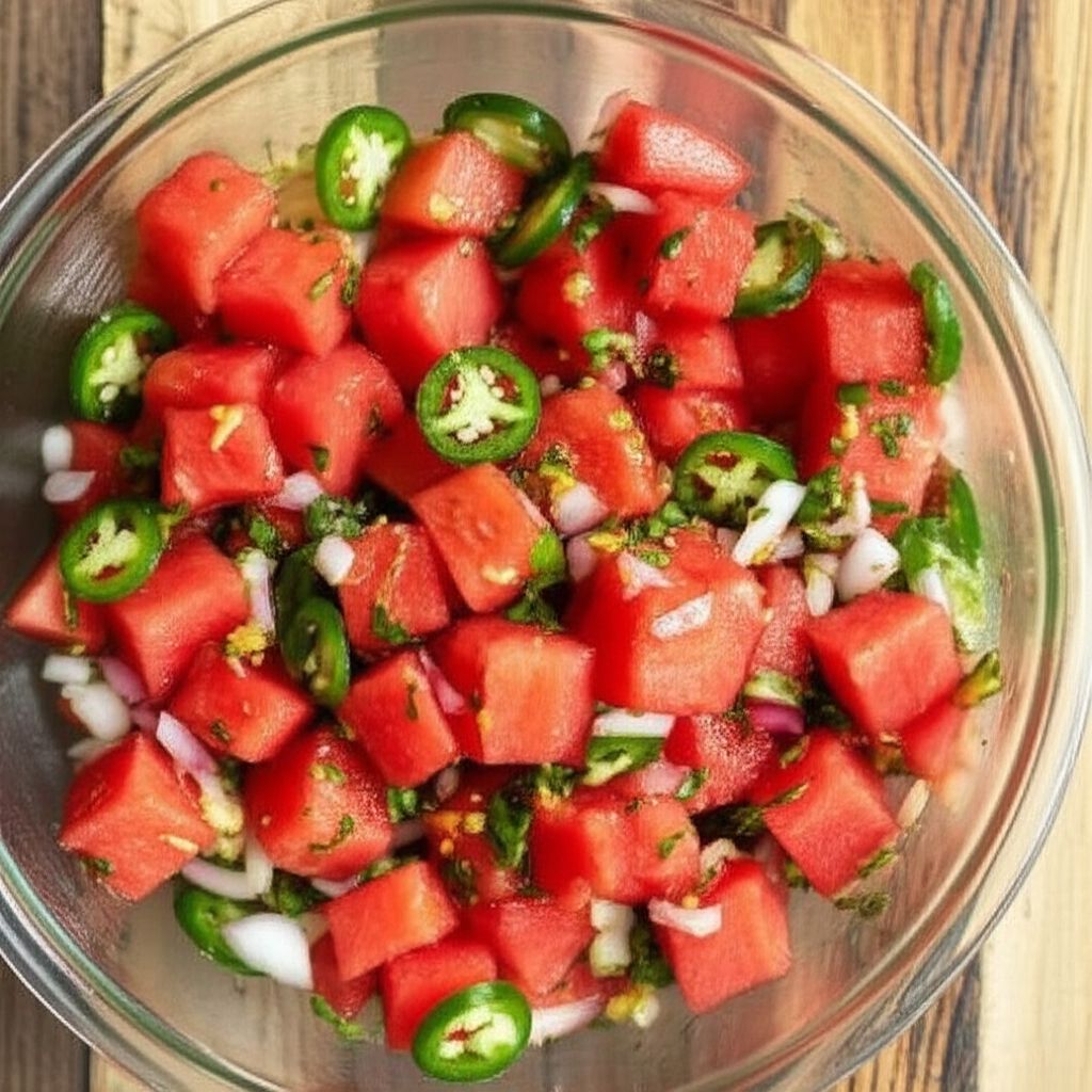 Uncle Jon's Watermelon Salsa