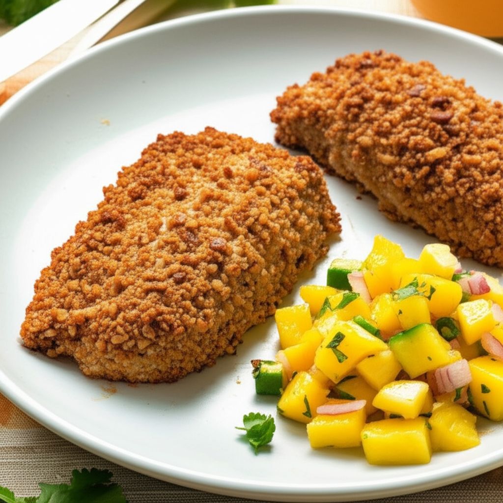 Utokia's Pecan Coconut Crusted Fish