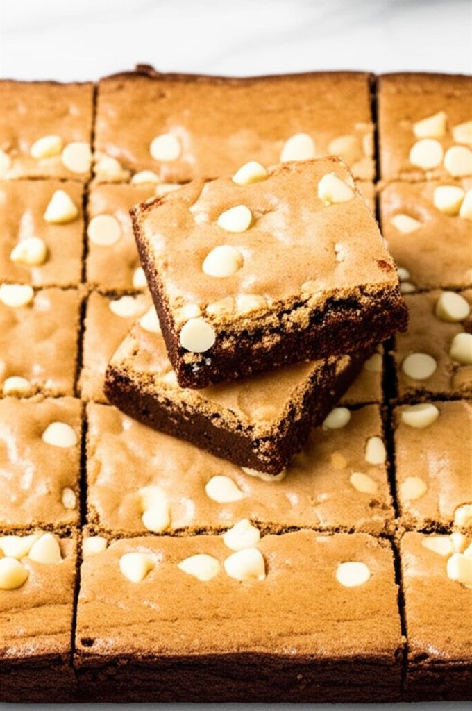 White Chocolate Blondie Brownies