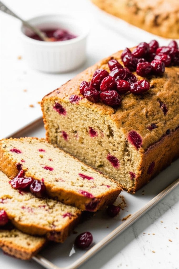 Zucchini Bread with Dried Cranberries