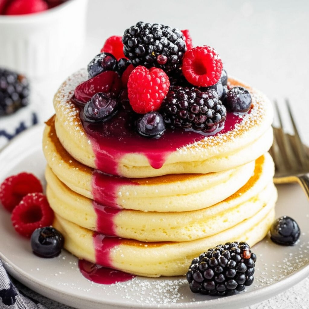 American-Style Souffle Pancakes