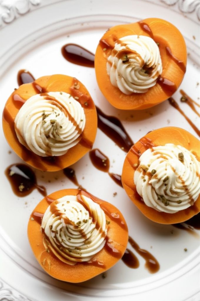 Apricots with Mascarpone Cream