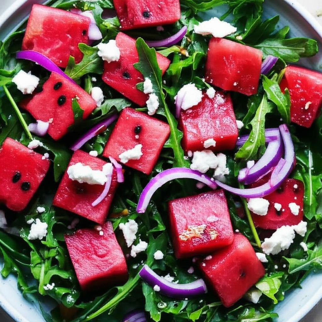 Arugula and Watermelon Salad