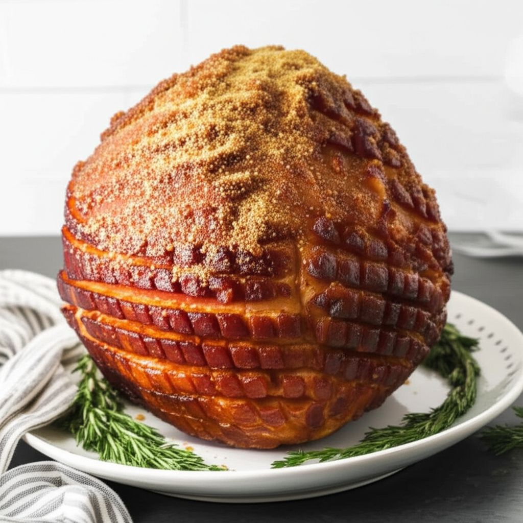 Baked Ham with Sweet Gravy