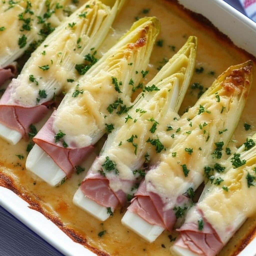 Belgian Endive au Gratin
