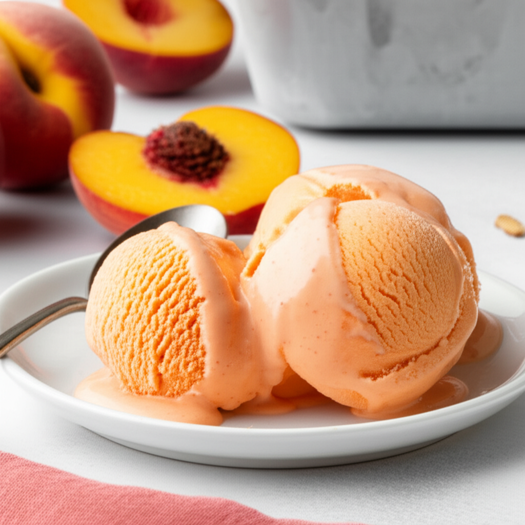 Best Peach Ice Cream