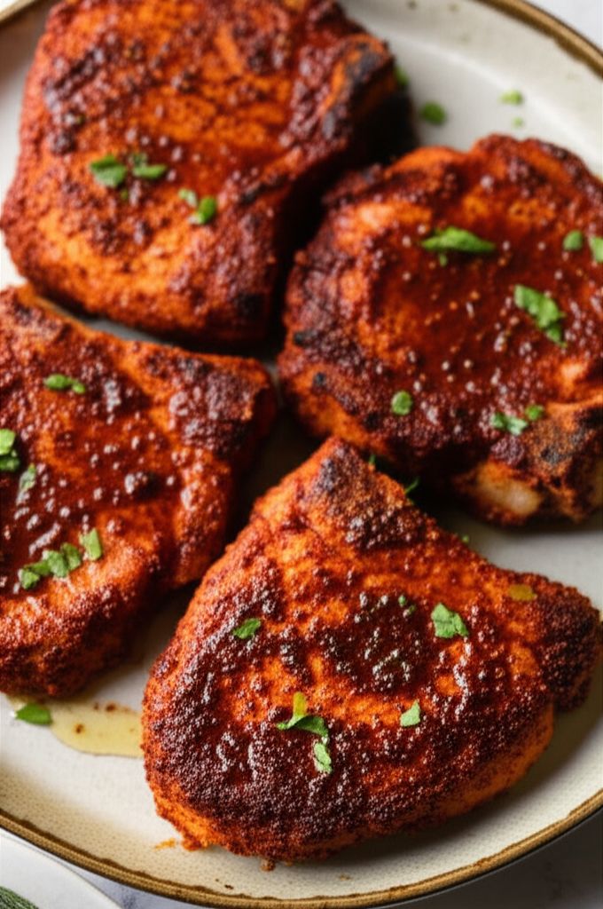 Cajun Spiced Pork Chops