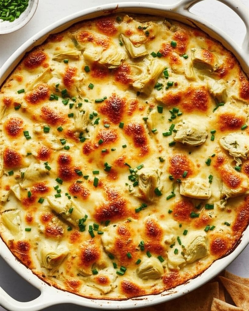 Cheesy Artichoke Dip by Jean Carper