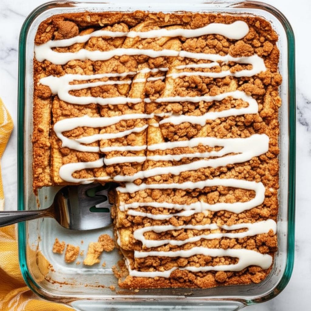 Cinnamon Roll Apple Crisp