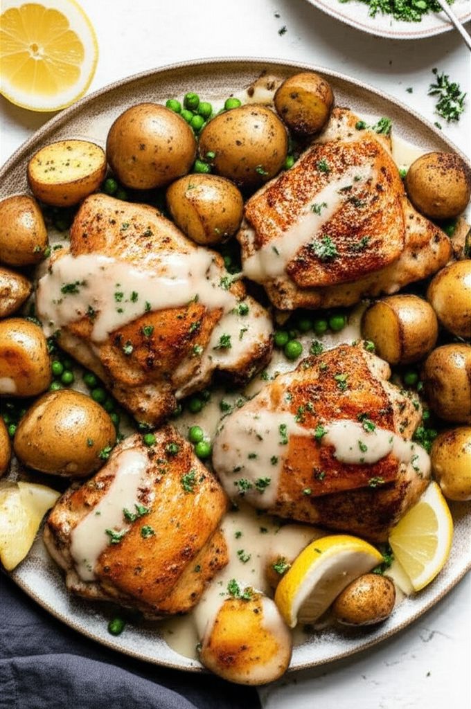 Classic Chicken Vesuvio