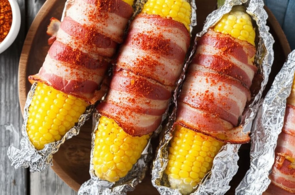 Corn with Bacon and Chili Powder