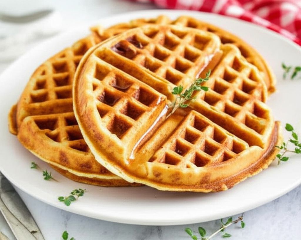 Corny Oatmeal Waffles