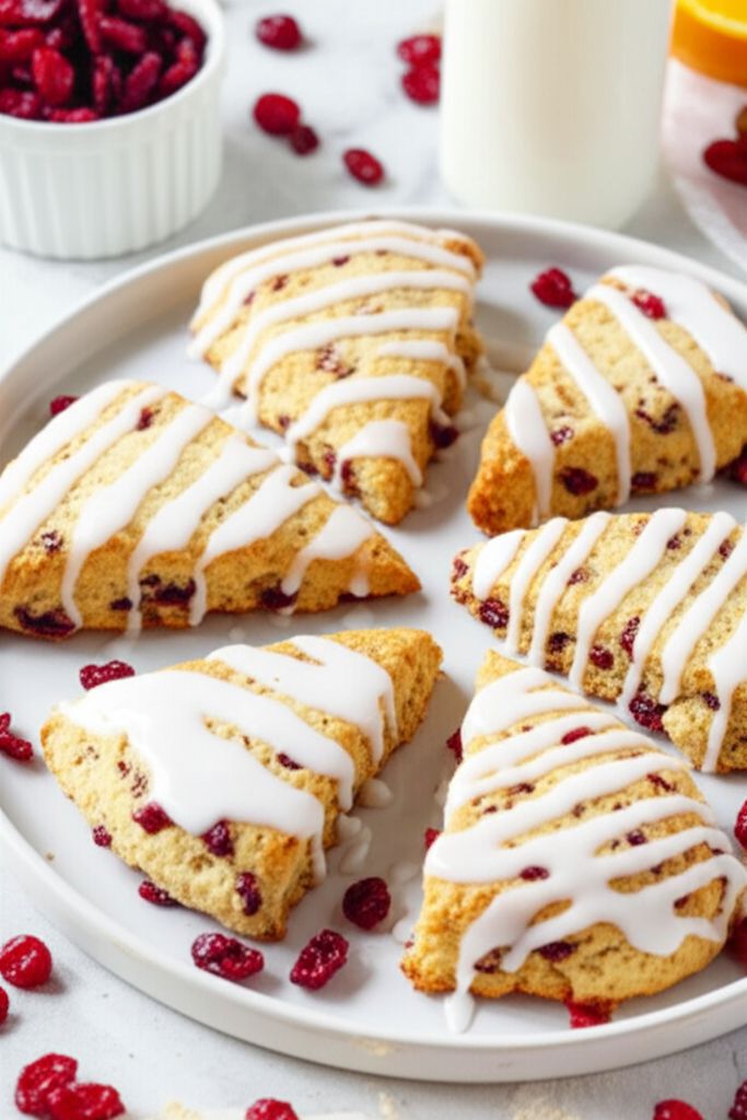 Cranberry-Orange Scones with Walnuts