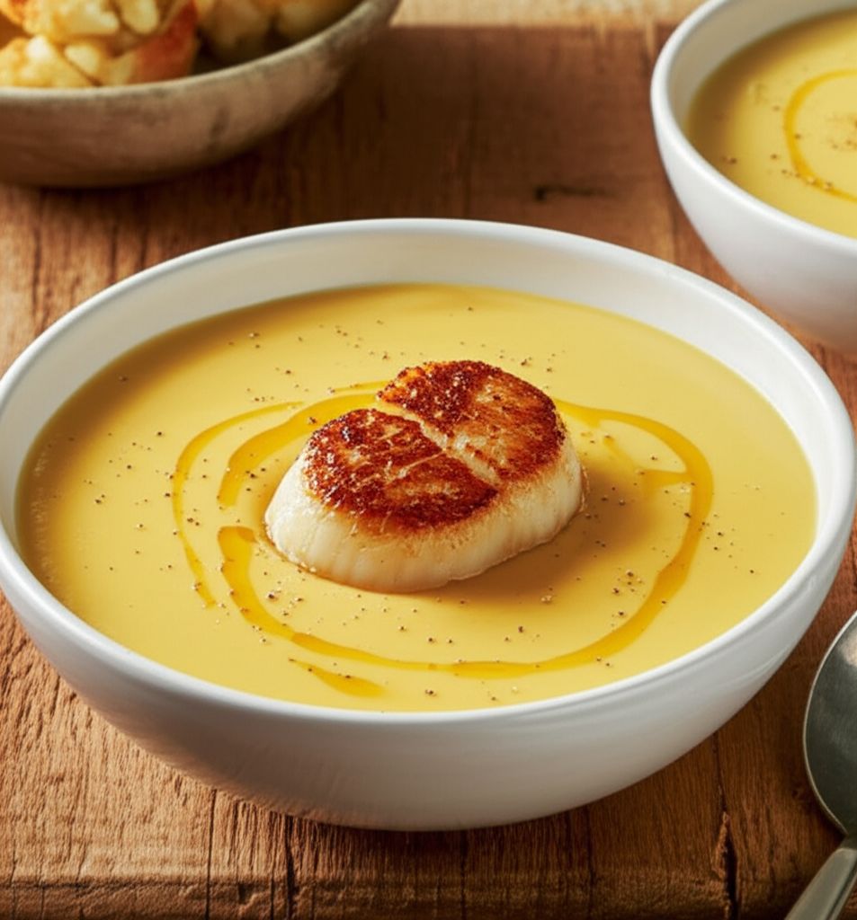 Creamy Cauliflower With Ginger Soup
