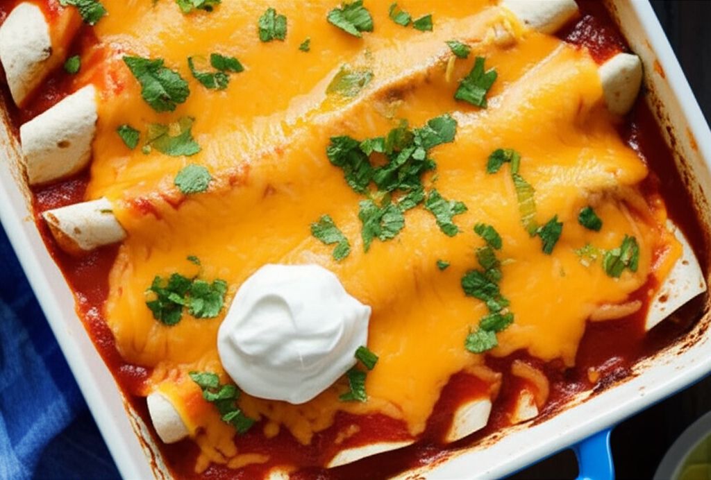 Creamy Chicken Enchiladas from Reynolds Wrap