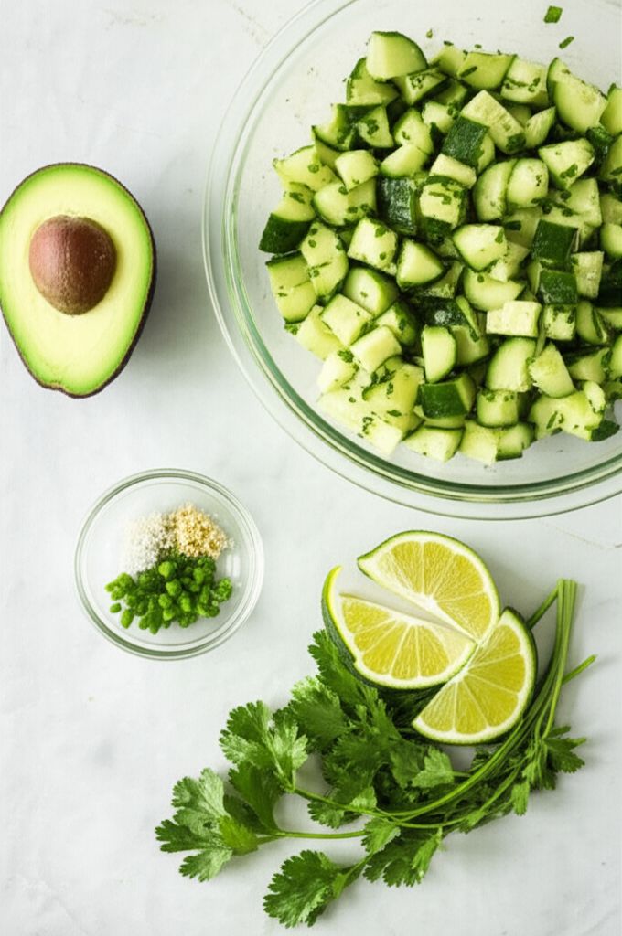 Cucumber and Avocado Salad
