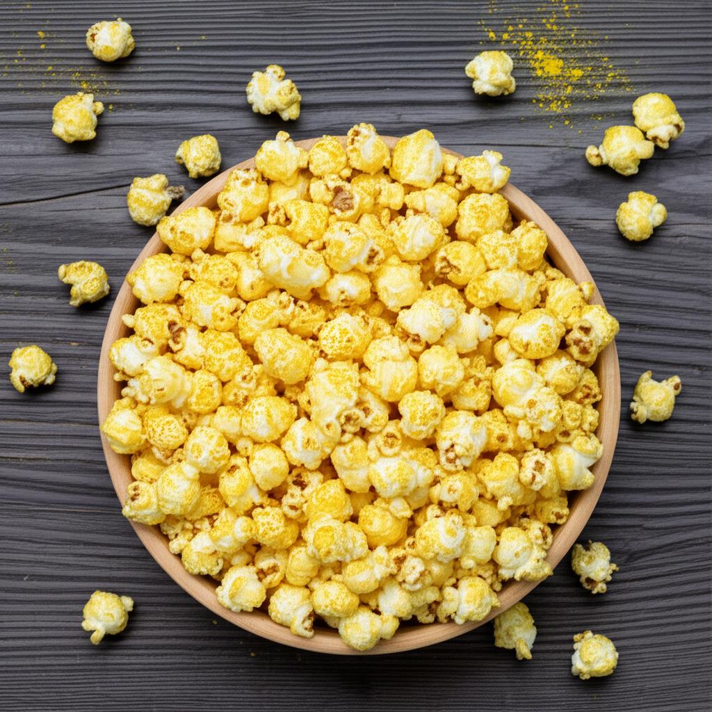 Curried Microwave Popcorn