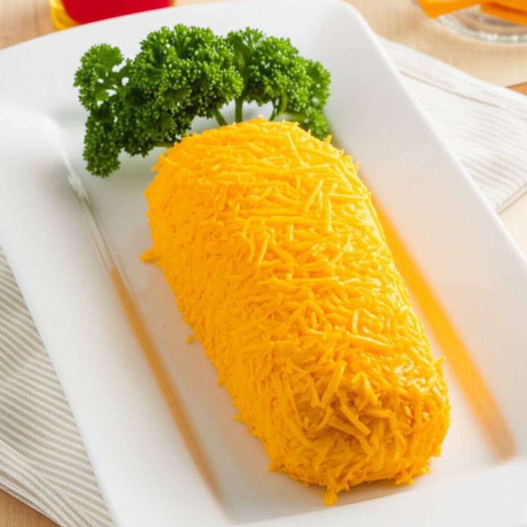 Easter Carrot Cheese Log