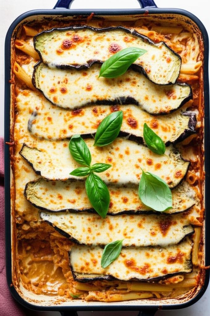 Eggplant Pasta Bake
