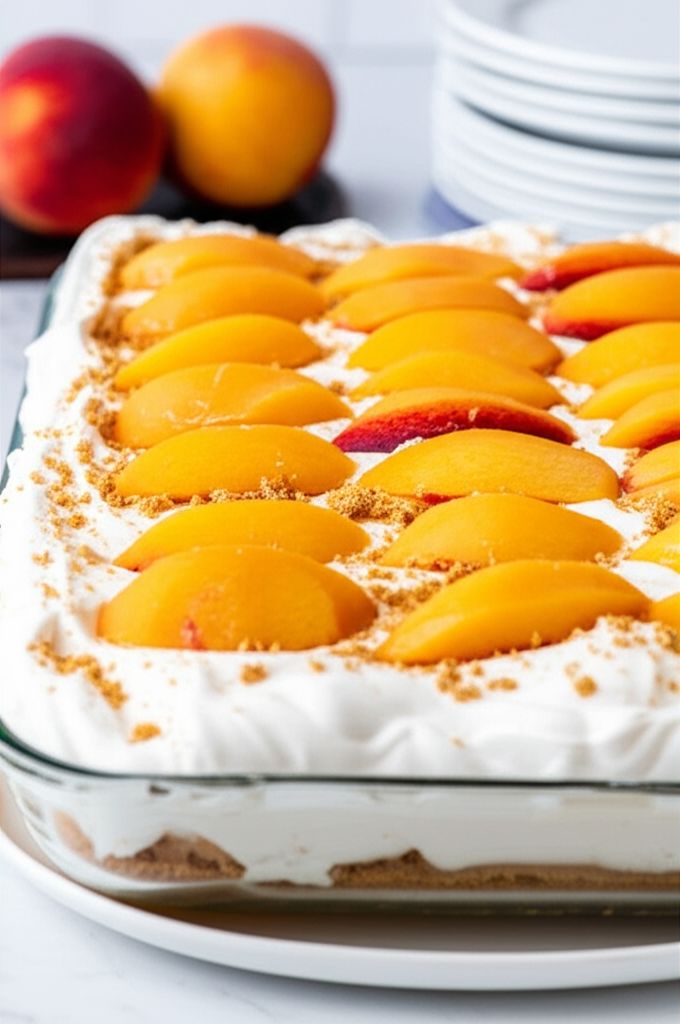 Fresh Peach Dessert