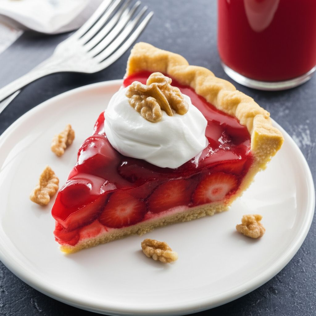 Fresh Strawberry Almond Pie