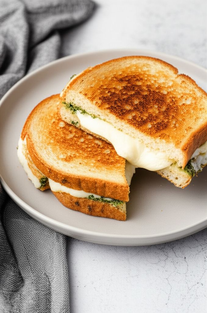 Garlic Bread Grilled Cheese