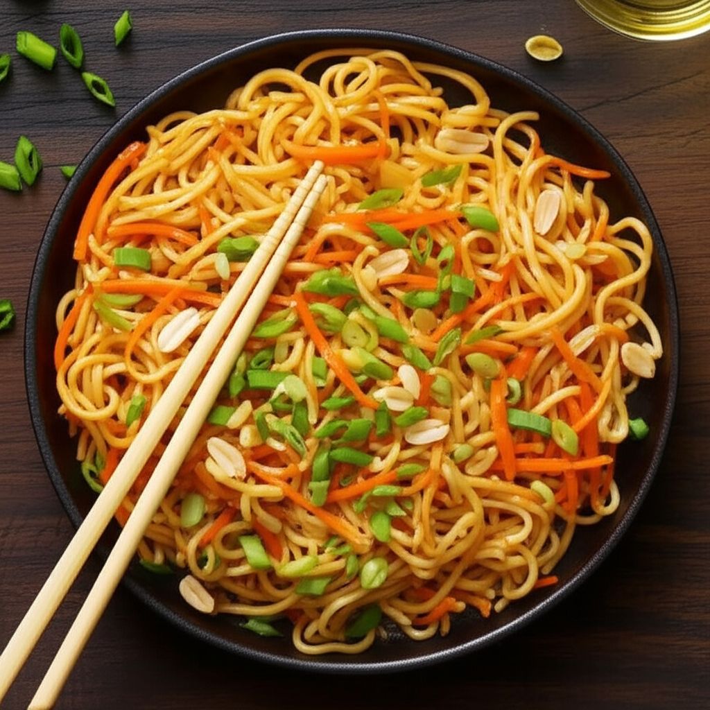 Ginger-Scallion Ramen Noodles