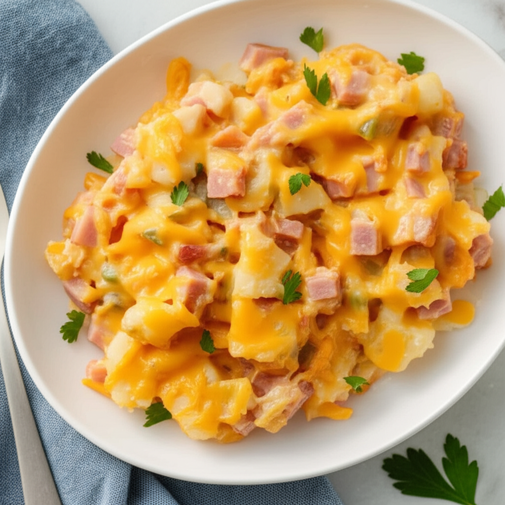 Ham and Cheesy Potato Dinner