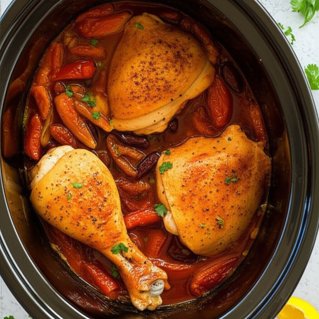 Mediterranean Chicken with Pepperoncini and Kalamatas